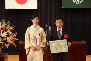 町政特別功労者表彰（草津進様）